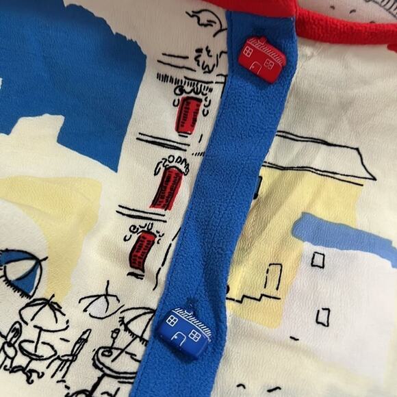 NWT NINO WONG CALIFORNIA PRINTED BLOUSE SIZE LARGE - Picture 8 of 11